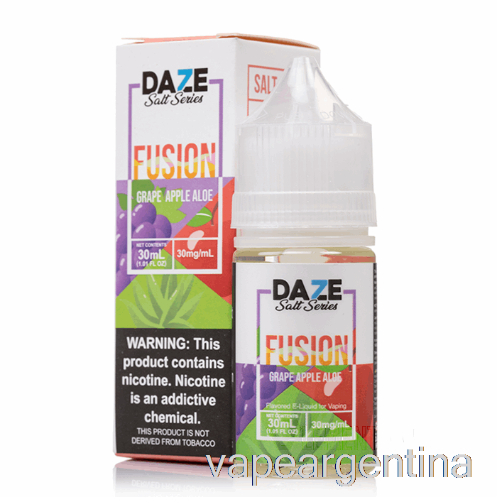 Aloe Uva Manzana - 7 Daze Fusion Salt - 30ml 50mg Vape Argentina